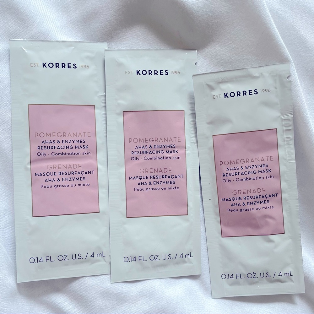 5/25✨pomegranate face mask 3pc